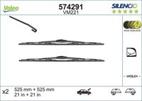 VALEO 574291 - Limpiaparabrisas - SILENCIO CONVENTIONAL SET