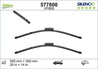 VALEO 577800 - Limpiaparabrisas - SILENCIO FLAT BLADE SET