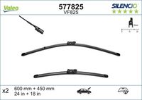 VALEO 577824 - Limpiaparabrisas - SILENCIO FLAT BLADE SET