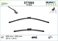 VALEO 577865 - Limpiaparabrisas - SILENCIO FLAT BLADE SET