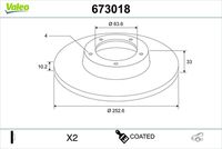 TRW DF1653 - Disco de freno