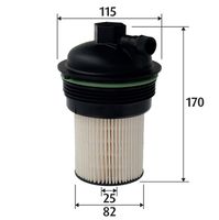 RIDEX 9F0264 - Filtro combustible