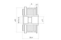 Schaeffler INA 535001710 - Rueda libre alternador