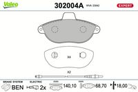 RIDEX 402B0307 - Juego de pastillas de freno