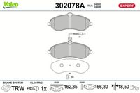 TRW GDB1740 - Juego de pastillas de freno - COTEC