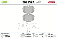 HELLA 8DB355014361 - Juego de pastillas de freno