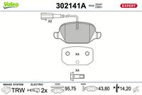 TRW GDB2039 - Juego de pastillas de freno
