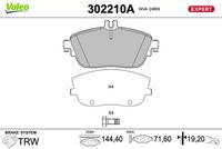 TRW GDB1932 - Juego de pastillas de freno - COTEC