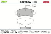 TRW GDB2068 - Juego de pastillas de freno