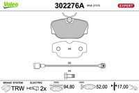 TRW GDB850 - Juego de pastillas de freno
