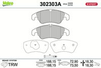 HELLA 8DB355040621 - Juego de pastillas de freno