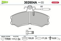TRW GDB695 - Juego de pastillas de freno - COTEC