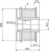 VALEO 588012 - Rueda libre alternador