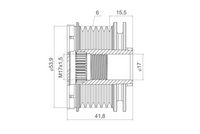 VALEO 588450 - Rueda libre alternador