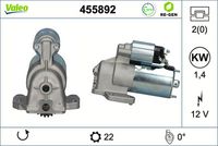 RIDEX 2S0342 - Motor de arranque