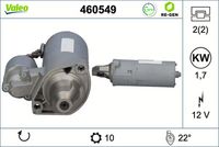 RIDEX 2S0255 - Motor de arranque