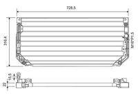 DELPHI TSP0225479 - Condensador, aire acondicionado
