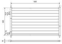 Stark SKCD0110020 - Condensador, aire acondicionado