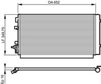 RIDEX 448C0122 - Condensador, aire acondicionado