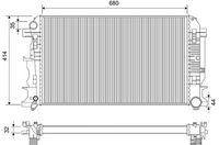 Stark SKRD0120803 - Radiador, refrigeración del motor