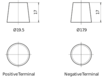 TUDOR TB454 - Batería de arranque