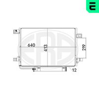 ERA 667002 - Condensador, aire acondicionado
