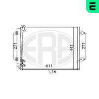 ERA 667044 - Condensador, aire acondicionado