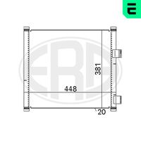 ERA 667092 - Condensador, aire acondicionado