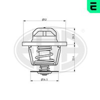 ERA 350214 - Termostato, refrigerante