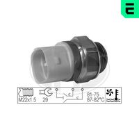ERA 330222 - Interruptor de temperatura, ventilador del radiador