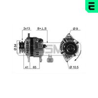 BOSCH 1986A01609 - Alternador