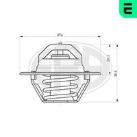 ERA 350103 - Termostato, refrigerante