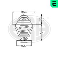 ERA 350241 - Termostato, refrigerante
