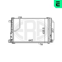 ERA 667111 - Condensador, aire acondicionado