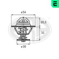 ERA 350217 - Termostato, refrigerante
