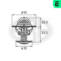 ERA 350153 - Termostato, refrigerante