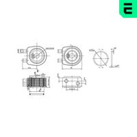 CASCO COC71006AS - Radiador de aceite, aceite motor - Brand New HQ