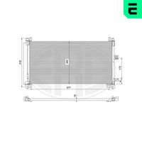 ERA 667266 - Condensador, aire acondicionado