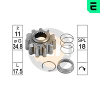 ERA ZN9495 - Piñón, arrancador