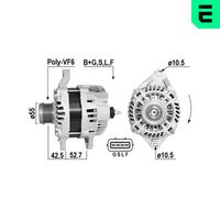CASCO CAL35446GS - Alternador - Genuine