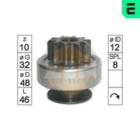 ERA ZN1838 - Engranaje de rueda libre, arrancador