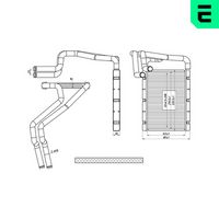 BLUE PRINT ADBP980001 - Radiador de calefacción