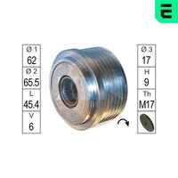 ERA ZN5560 - Rueda libre alternador