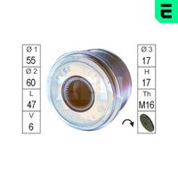 ERA ZN5512 - Rueda libre alternador