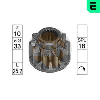 ERA ZN9349 - Piñón, arrancador