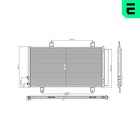 DELPHI TSP0225691 - Condensador, aire acondicionado