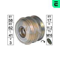 ERA ZN5647 - Rueda libre alternador