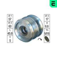 ERA ZN5530 - Rueda libre alternador