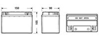 EXIDE EK091 - Batería de arranque