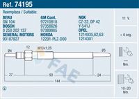 ERA 887019 - Bujía de precalentamiento